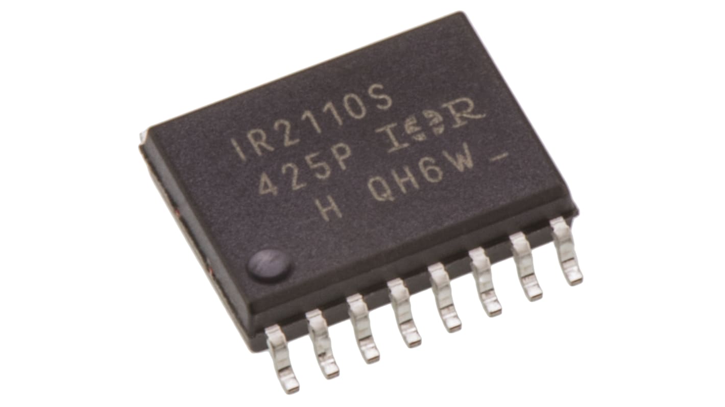 Infineon IR2110SPBF, MOSFET 2, 2.5 A, 20V 16-Pin, SOIC W