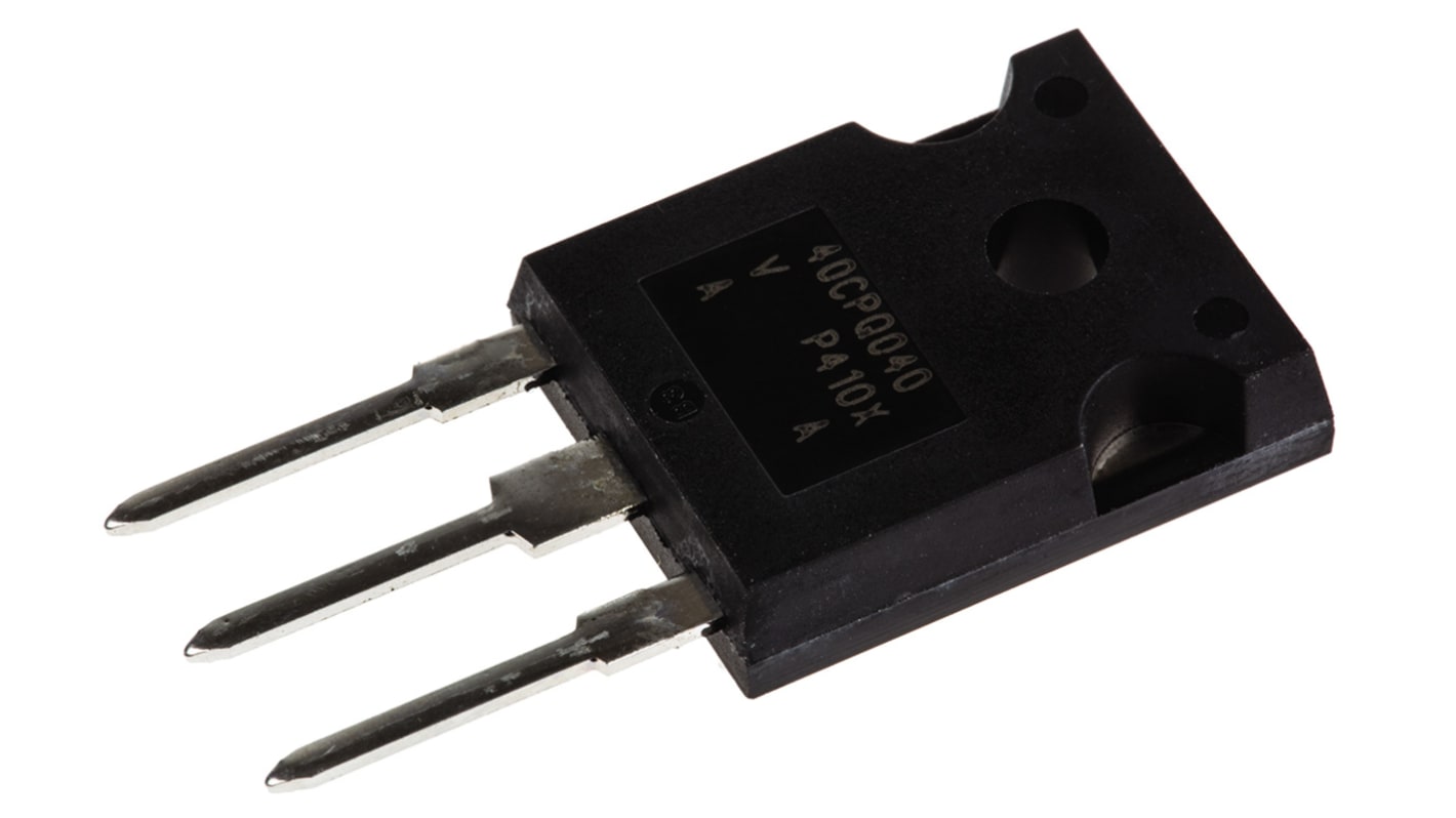 Vishay 40V 40A, Dual Schottky Diode, 3-Pin TO-247AC VS-40CPQ040-N3