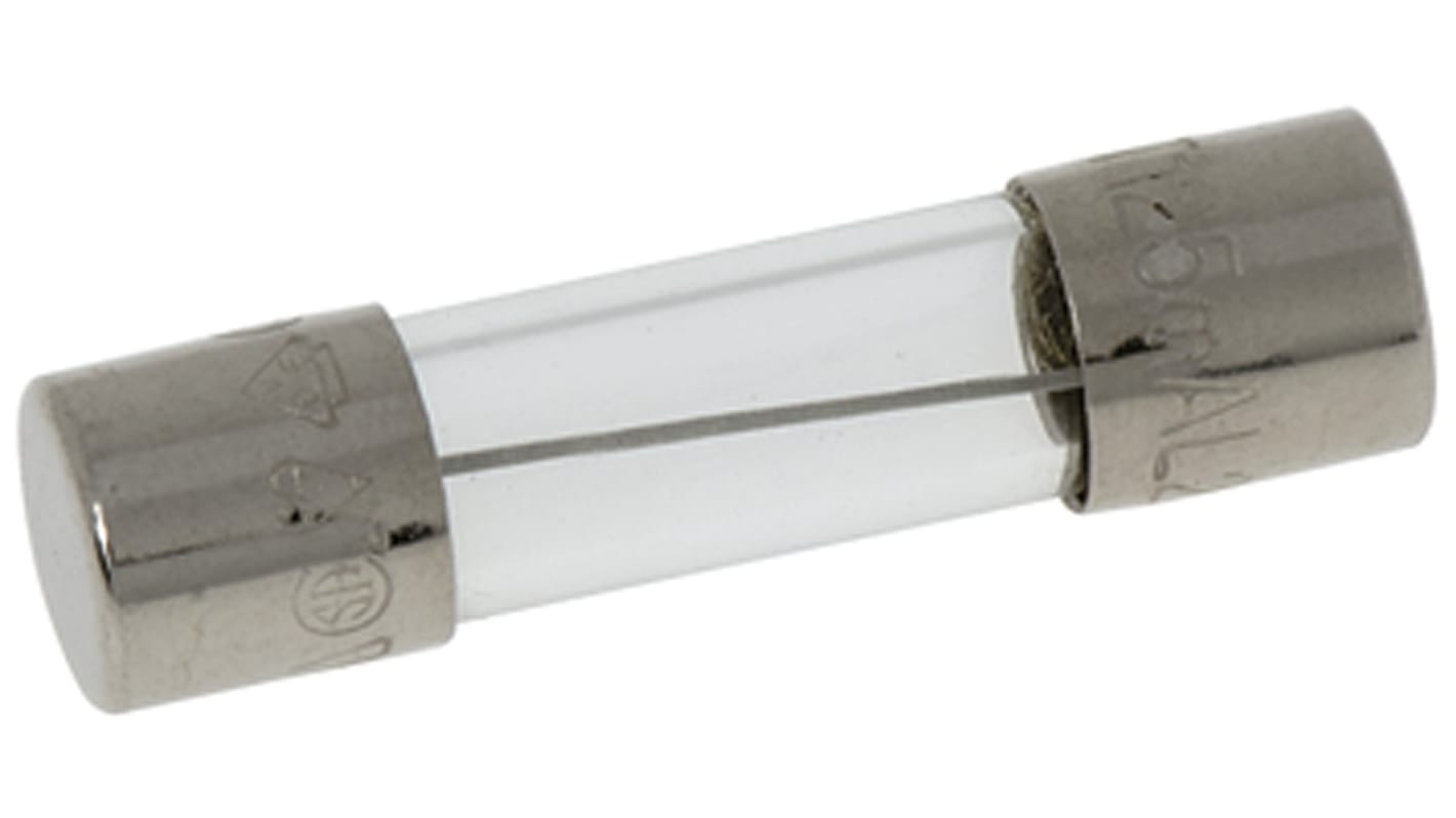 リテルヒューズ 管ヒューズ 125mA 5 x 20mm 250V ac (タイムラグ