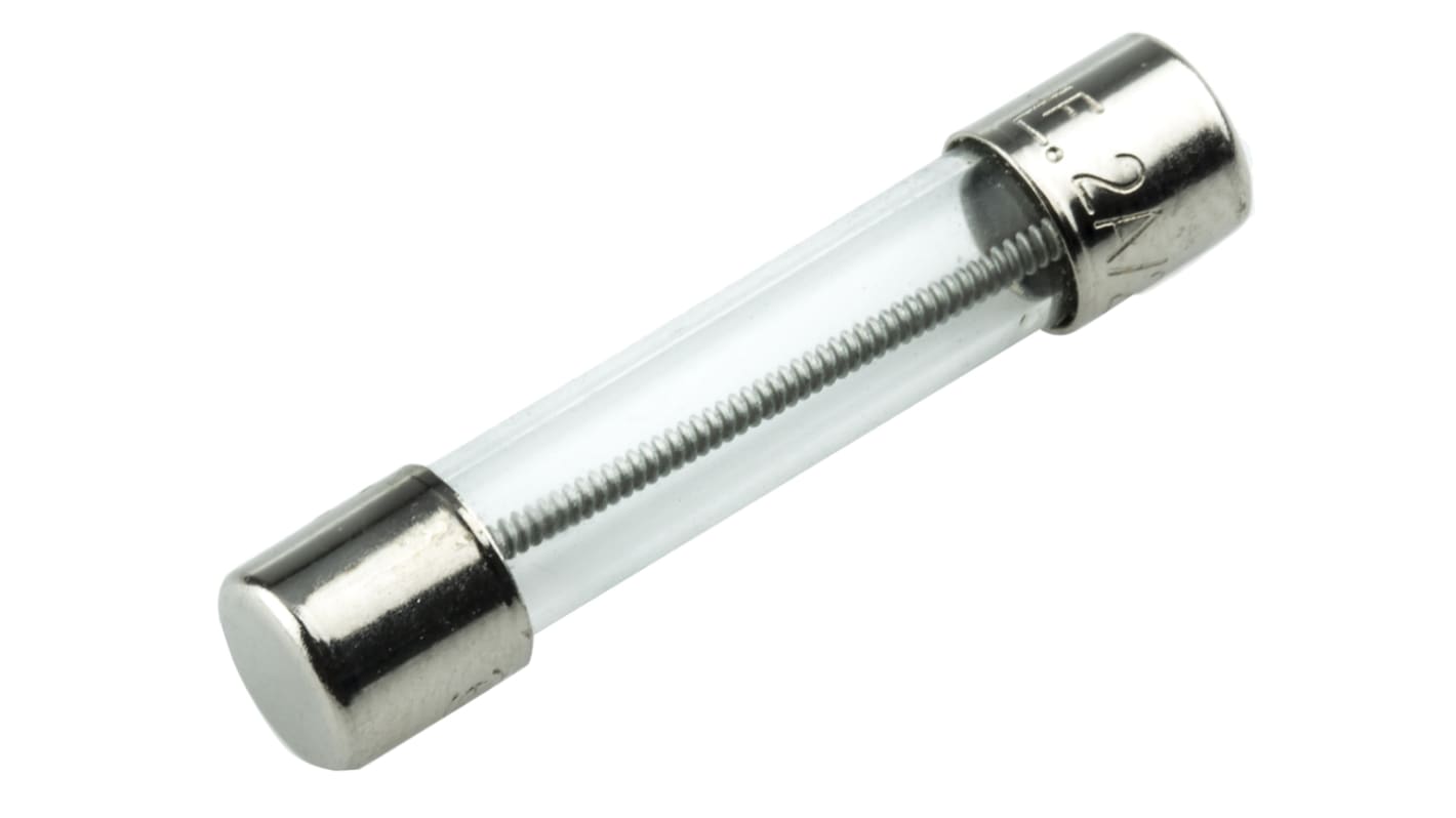 Littelfuse 2A T Glass Cartridge Fuse, 6.3 x 32mm