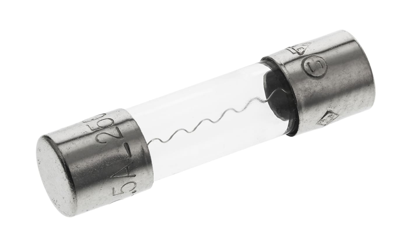 Littelfuse 2.5A F Glass Cartridge Fuse, 5 x 20mm