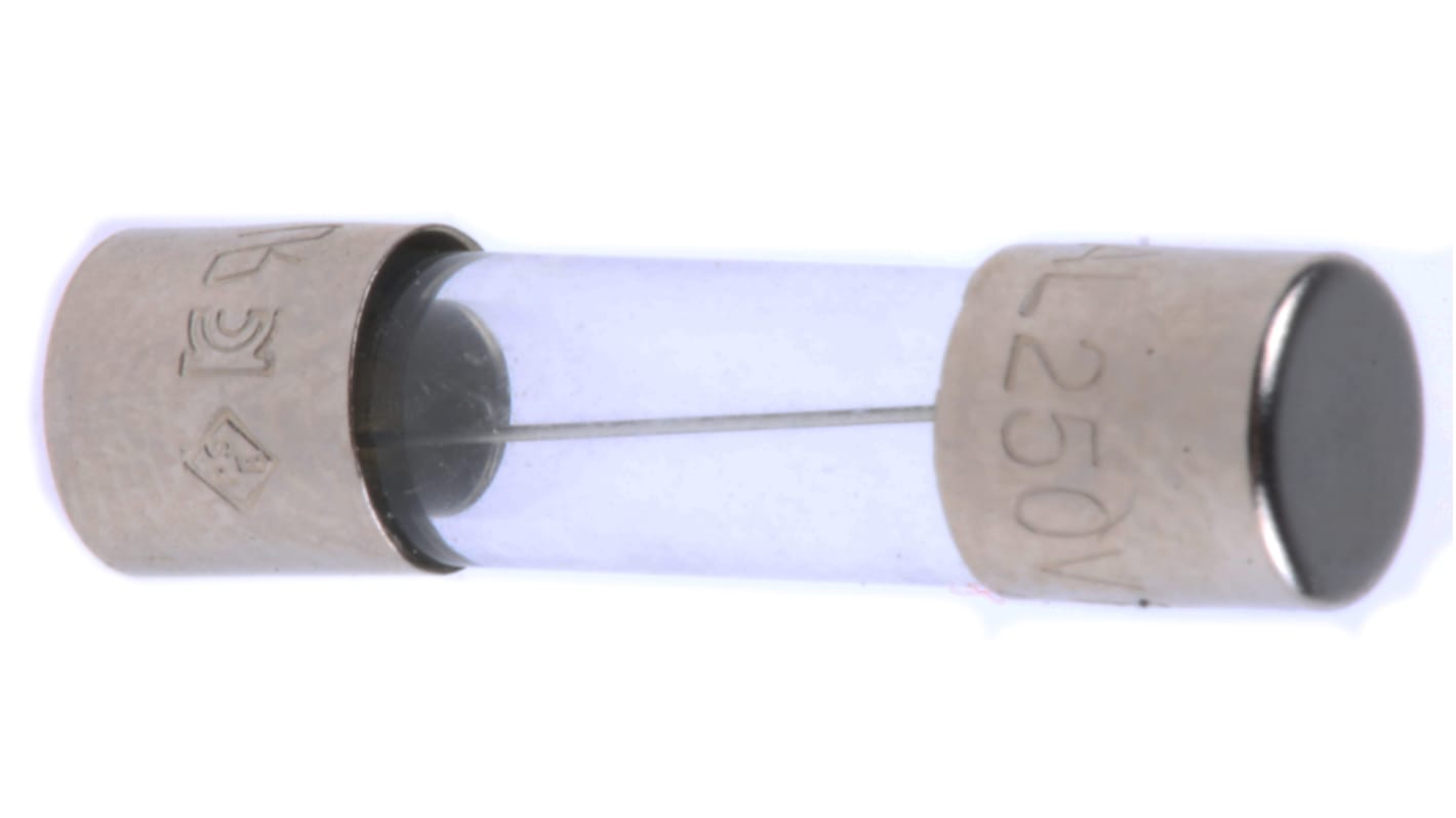 Littelfuse 8A F Glass Cartridge Fuse, 5 x 20mm
