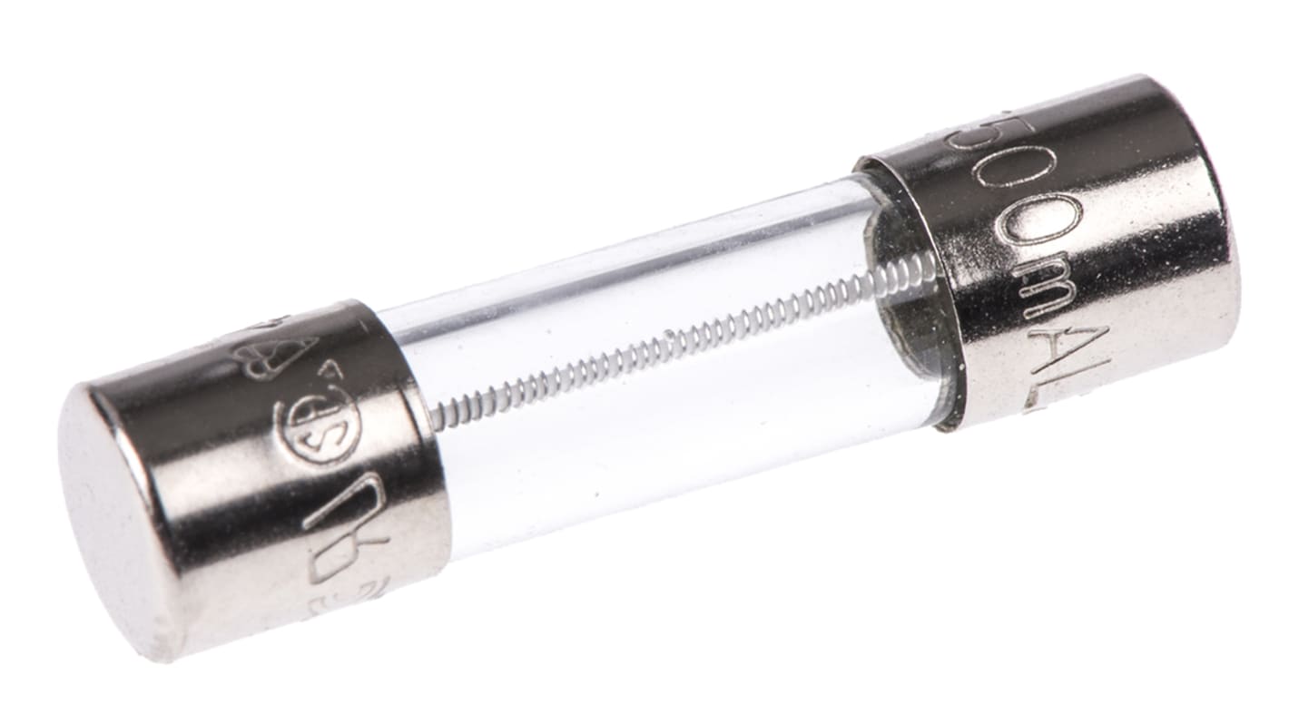 リテルヒューズ 管ヒューズ 500mA 5 x 20mm 250V ac (タイムラグ 