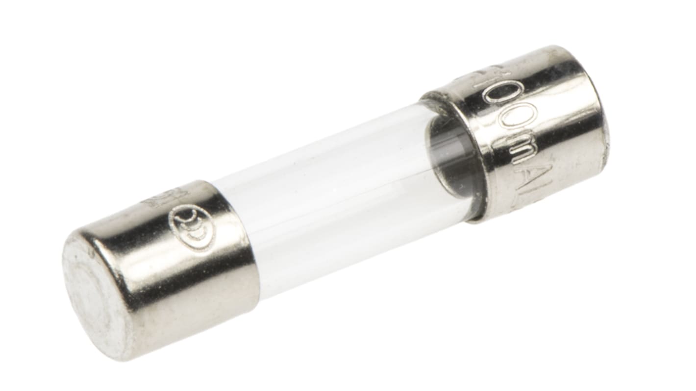 Littelfuse 100mA F Glass Cartridge Fuse, 5 x 20mm