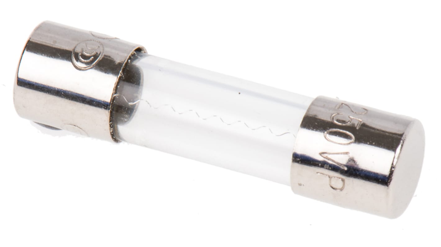 Littelfuse 800mA F Glass Cartridge Fuse, 5 x 20mm