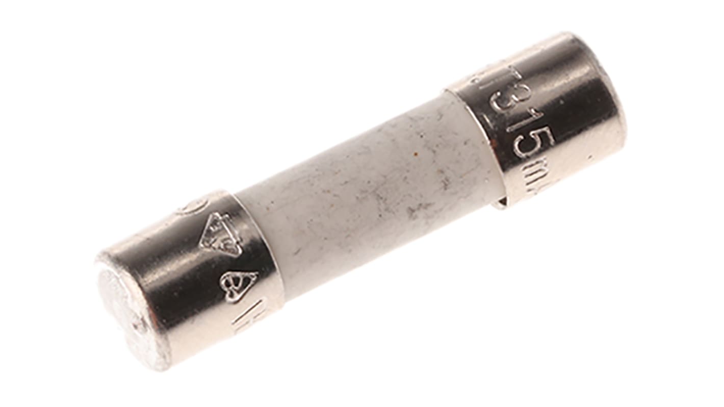 Littelfuse 315mA T Ceramic Cartridge Fuse, 5 x 20mm