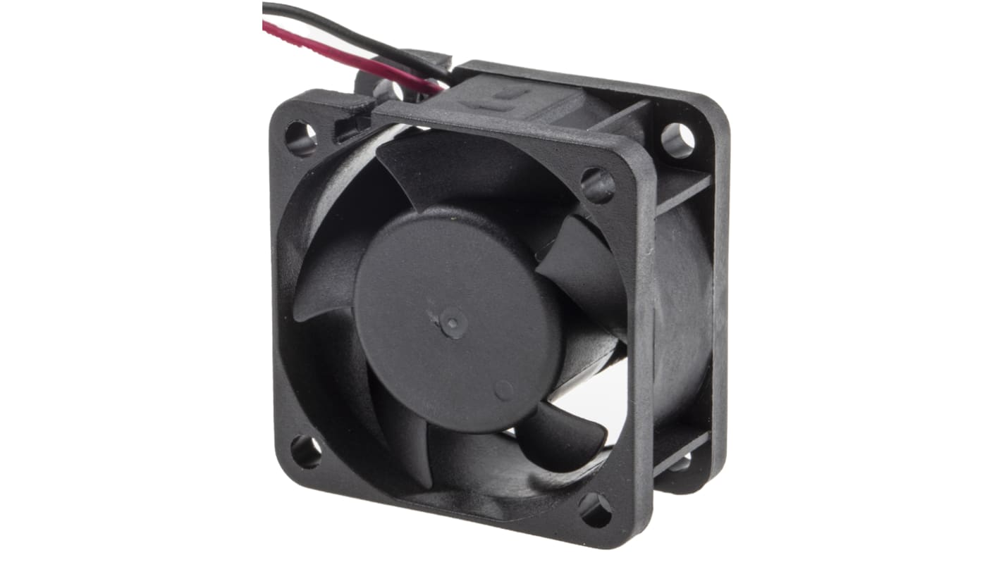 RS PRO Axial Fan, 12 V dc, DC Operation, 13.6m³/h, 1W, 80mA Max, 40 x 40 x 20mm