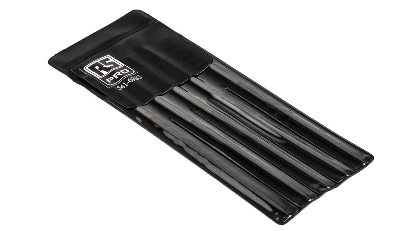 RS PRO 160mm, Square Needle File Set