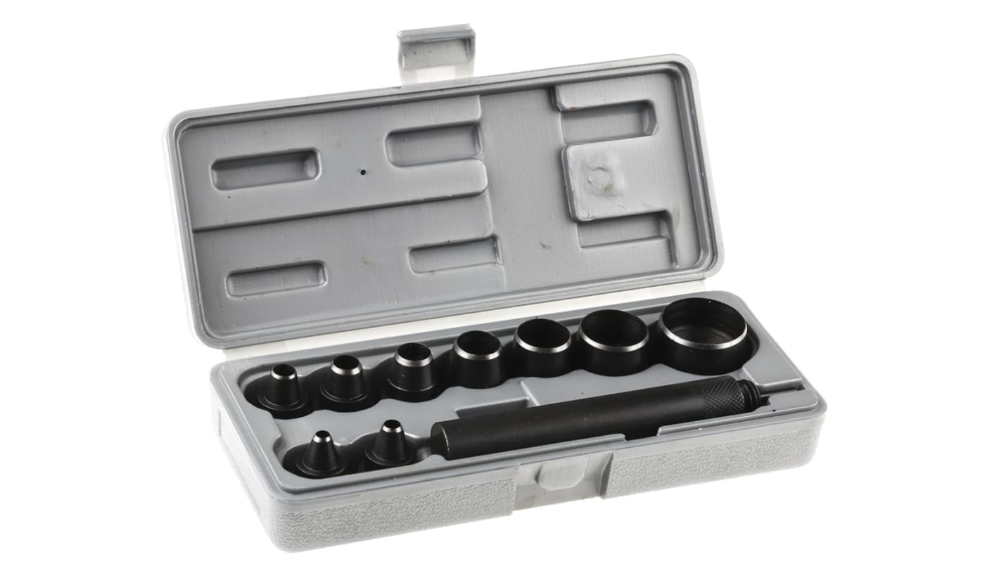 RS PRO 10-Piece Punch Set, Wad Punch, 5 → 32 mm Shank