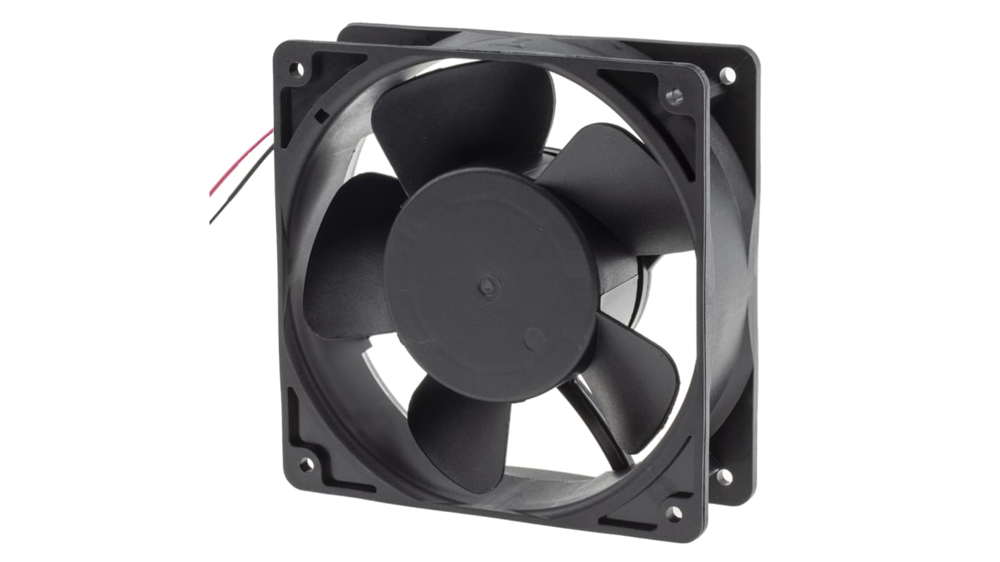 RS PRO Axial Fan, 12 V dc, DC Operation, 178.4m³/h, 6W, 500mA Max, 120 x 120 x 38mm