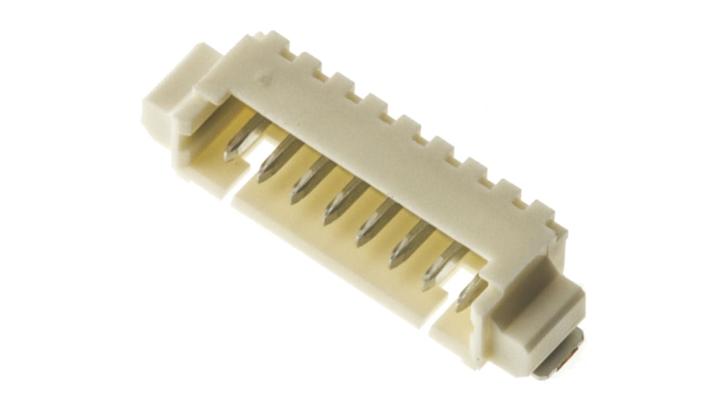 Embase pour CI Molex, PicoBlade, 8 pôles , 1.25mm 1 rangée, 1.0A, Angle droit