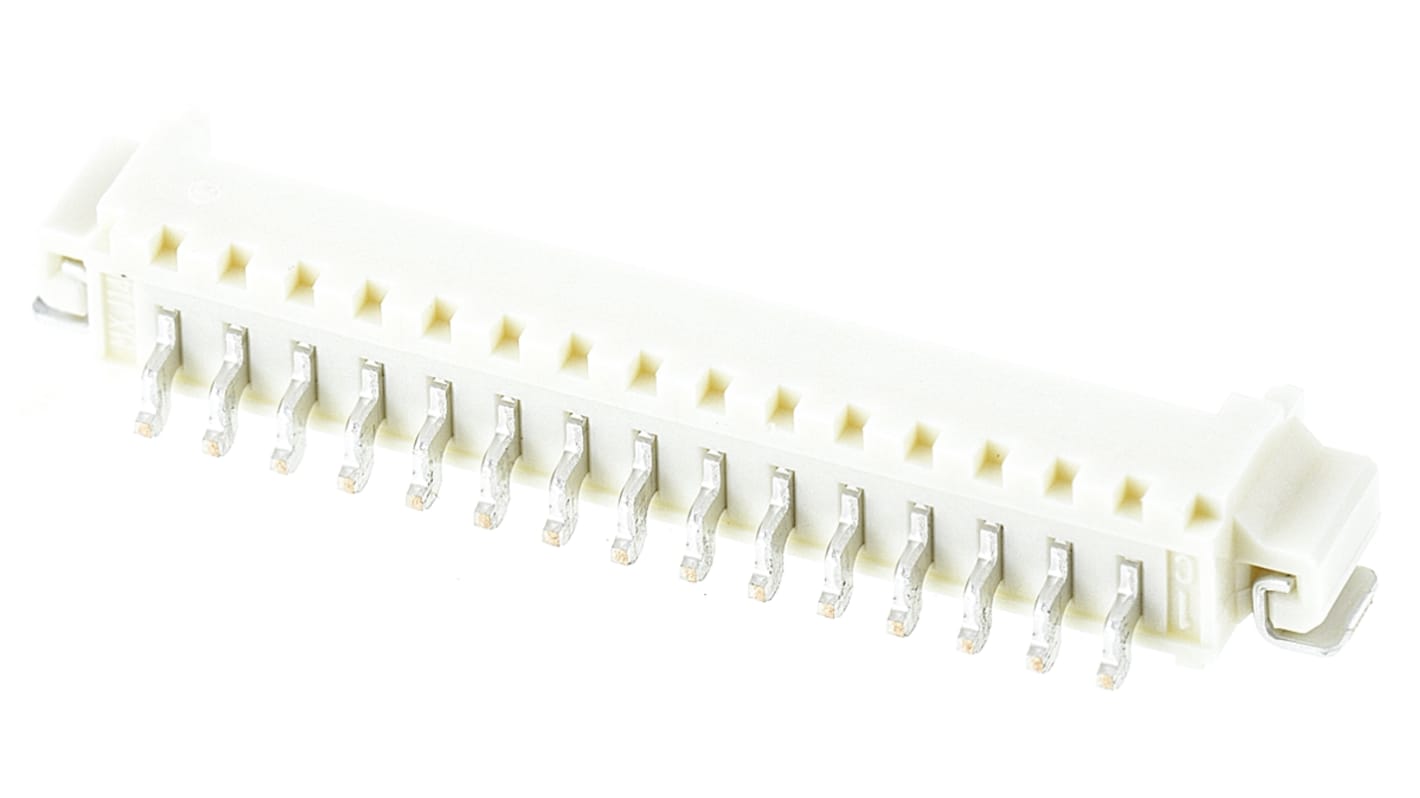 Embase pour CI Molex, PicoBlade, 15 pôles , 1.25mm 1 rangée, 1.0A, Angle droit