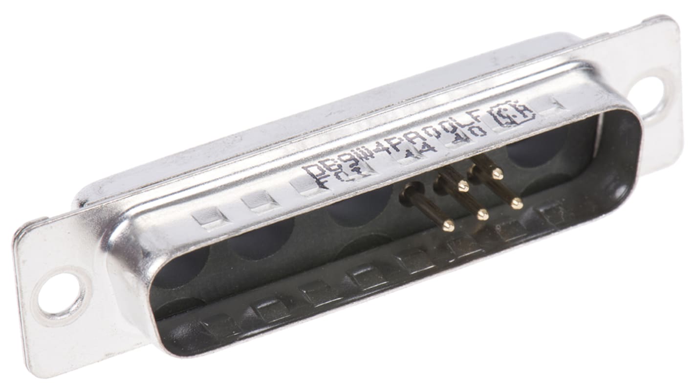 Conector D-sub Amphenol Communications Solutions, Serie DW, Recto D-sub con contactos mixtos, Montaje de Cable, Macho,