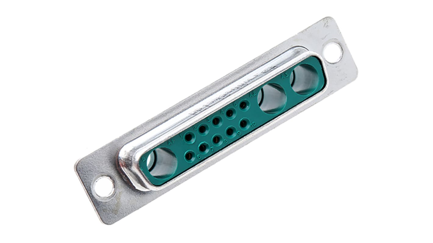 Amphenol Communications Solutions DW 13 Way Panel Mount D-sub Connector Socket