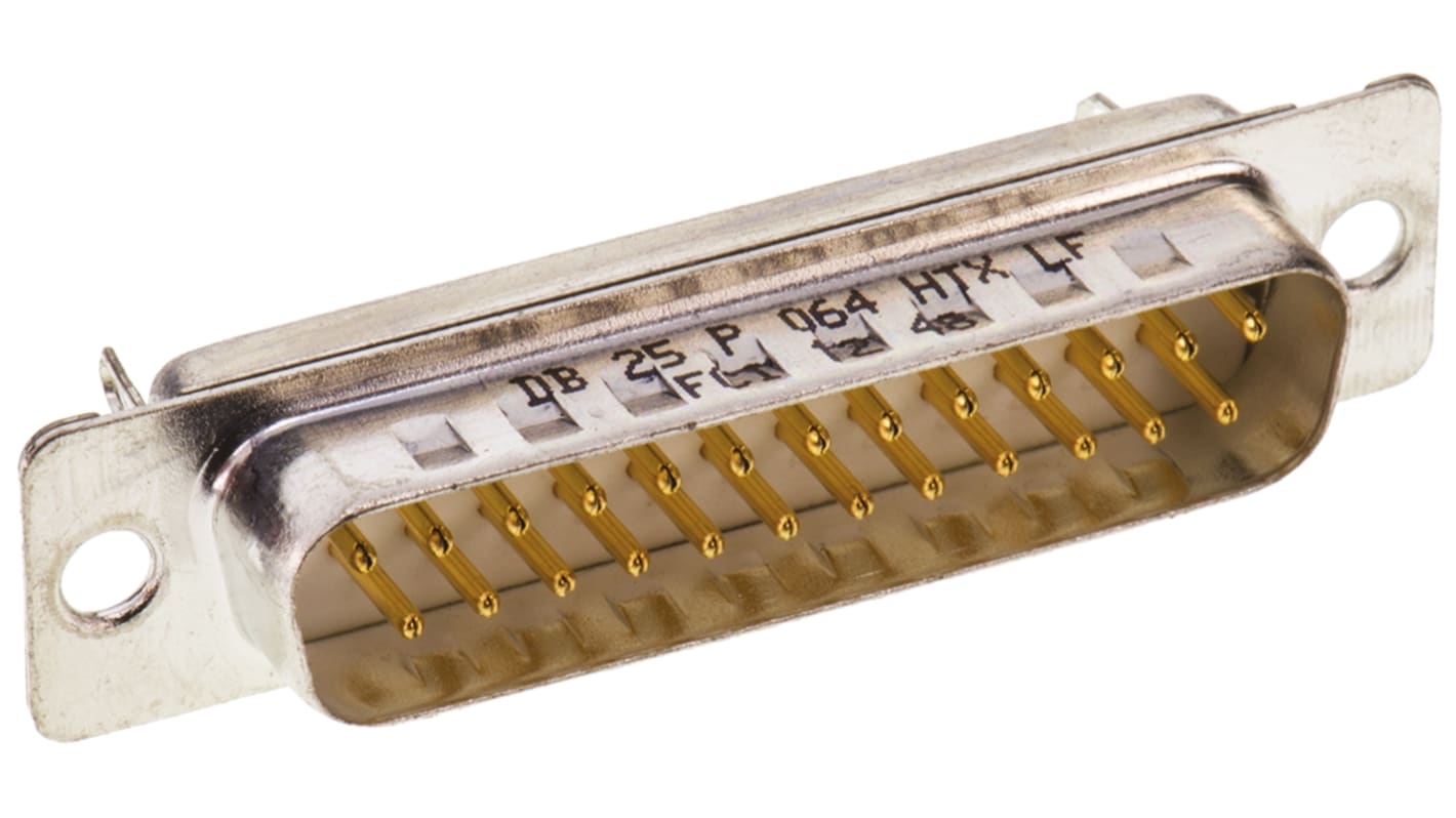 Conector D-sub Amphenol Communications Solutions, paso 2.76mm, Recto D-Sub estándar, Montaje en Panel Mount, Macho,