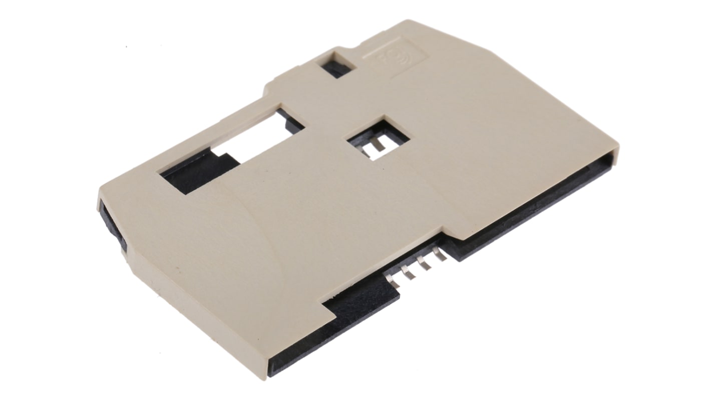 Amphenol Communications Solutions 8 Way Right Angle Smart Card Memory Card Connector With Solder Termination