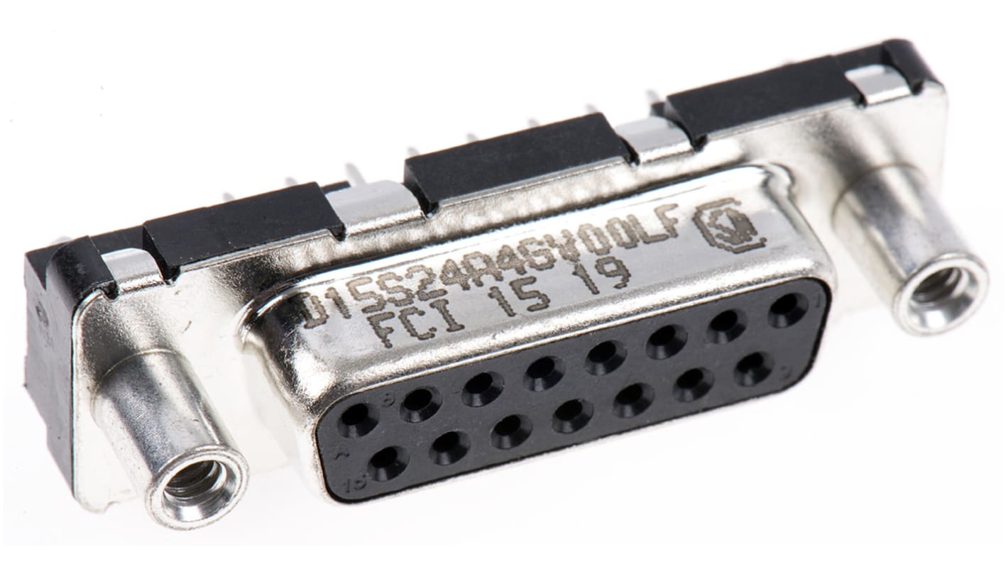 Amphenol Communications Solutions Delta D 15 Way Through Hole D-sub Connector Socket, 2.74mm Pitch