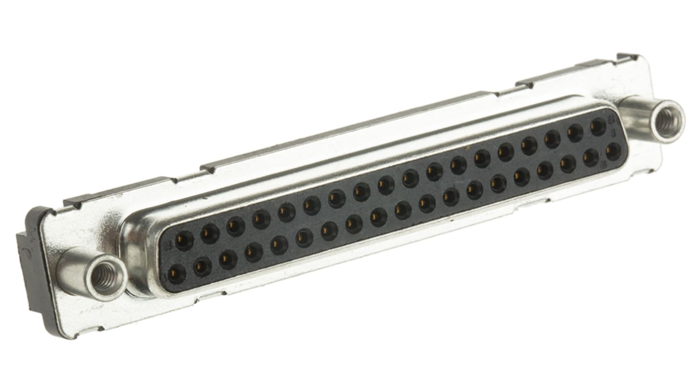 Connettore D-Sub per PCB Amphenol FCI serie Delta D femmina diritto, 37 vie, passo 2.76mm