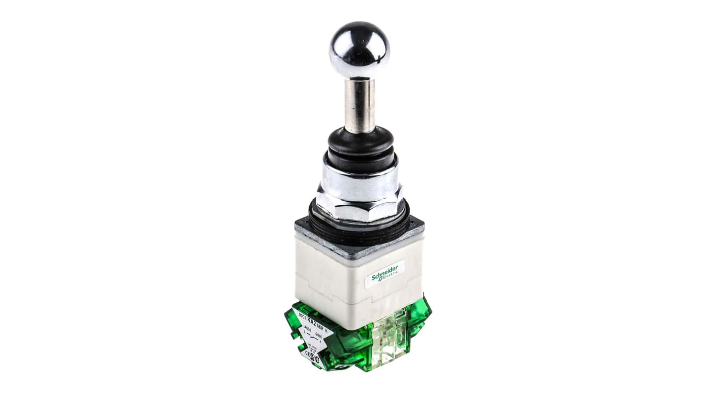 Commutateur de joystick Schneider Electric Harmony 9001K 2 axes Coupure lente 2 N/O