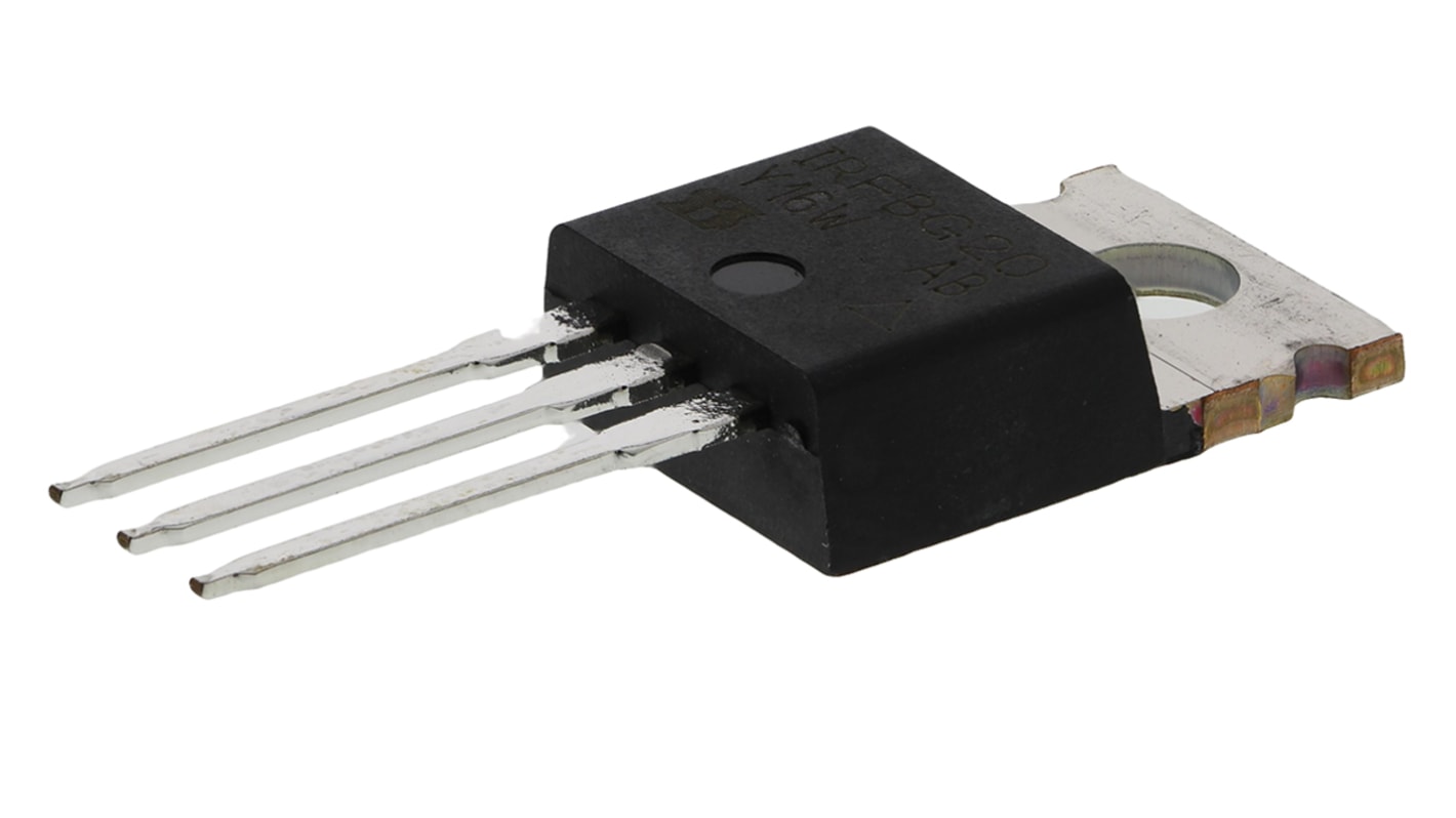 Vishay N-Channel MOSFET, 1.4 A, 1000 V, 3-Pin TO-220AB IRFBG20PBF