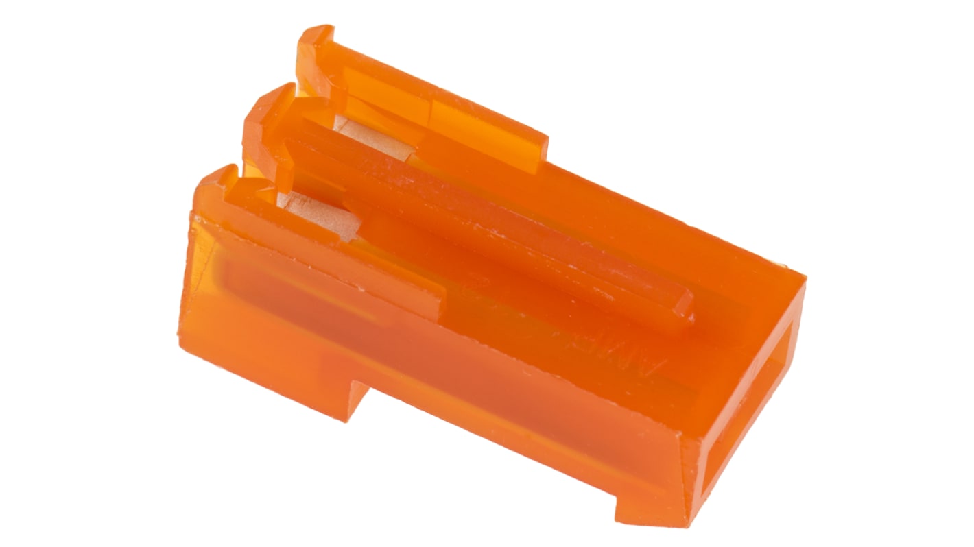 TE Connectivity MTA-156 Series 3.96mm Pitch Right Angle Cable Mount IDC Connector, Socket, 2 Way, 1 Row