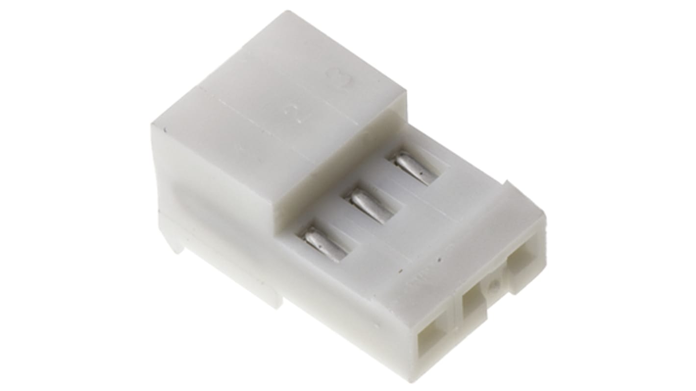 TE Connectivity IDC连接器, 母座, 3p, 2.54mm间距, 电缆安装, IDC端接, 直角, MTA-100系列