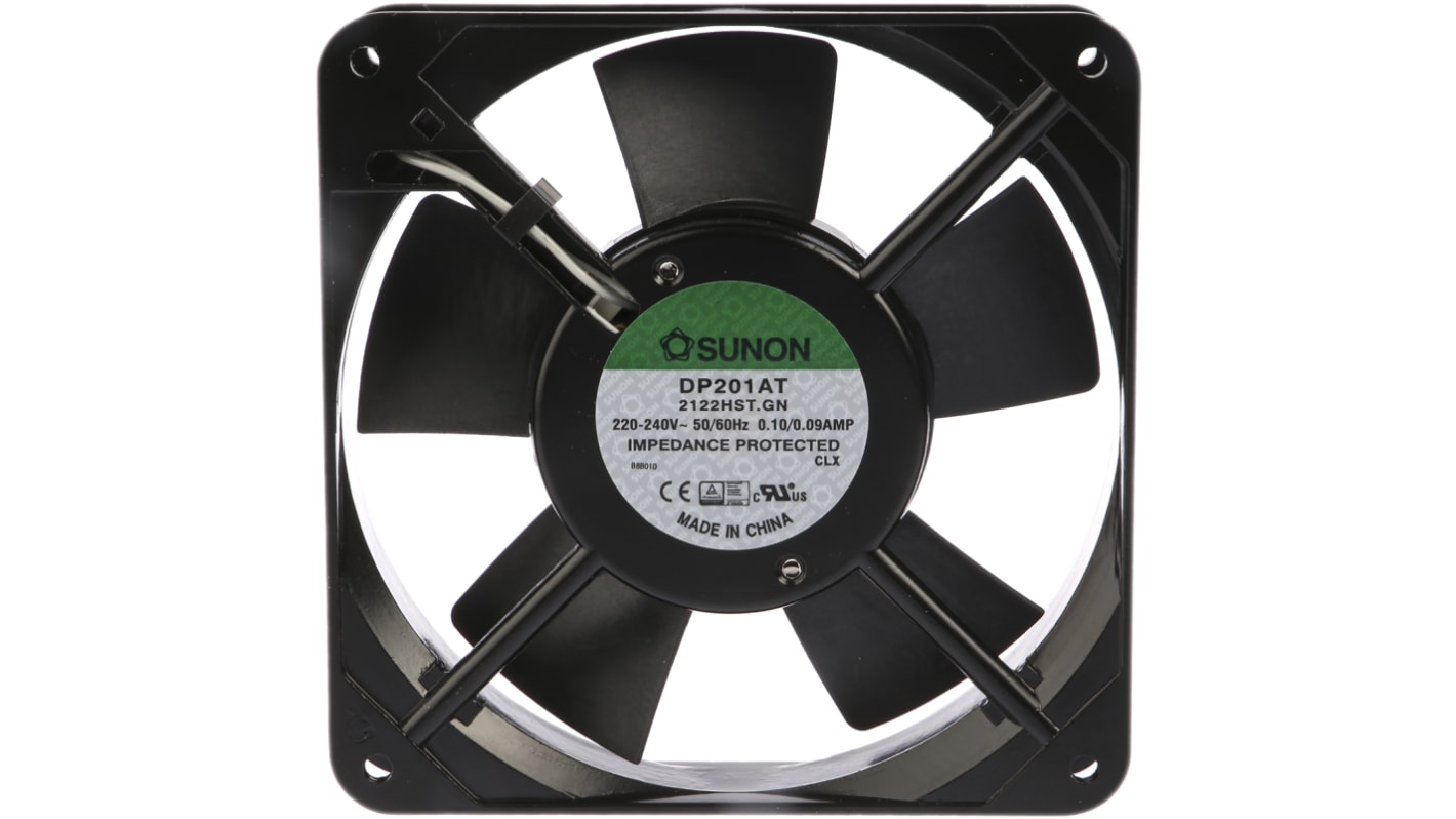Ventola assiale in c.a. Sunon DP, 109m³/h, 230 V c.a., 120 x 120 x 25mm