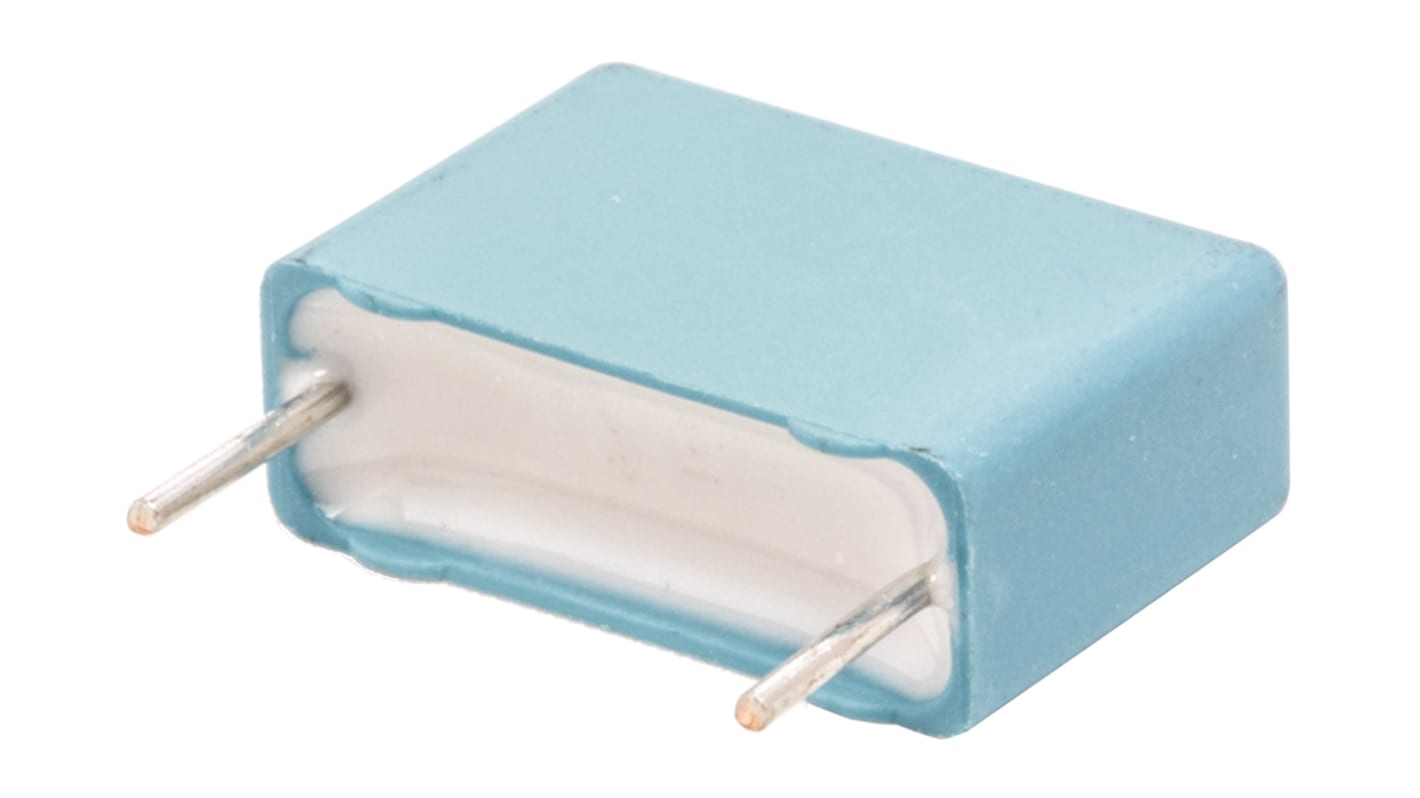 KEMET PHE450 Metallised Polypropylene Film Capacitor, 250 V ac, 400 V dc, ±5%, 100nF, Through Hole