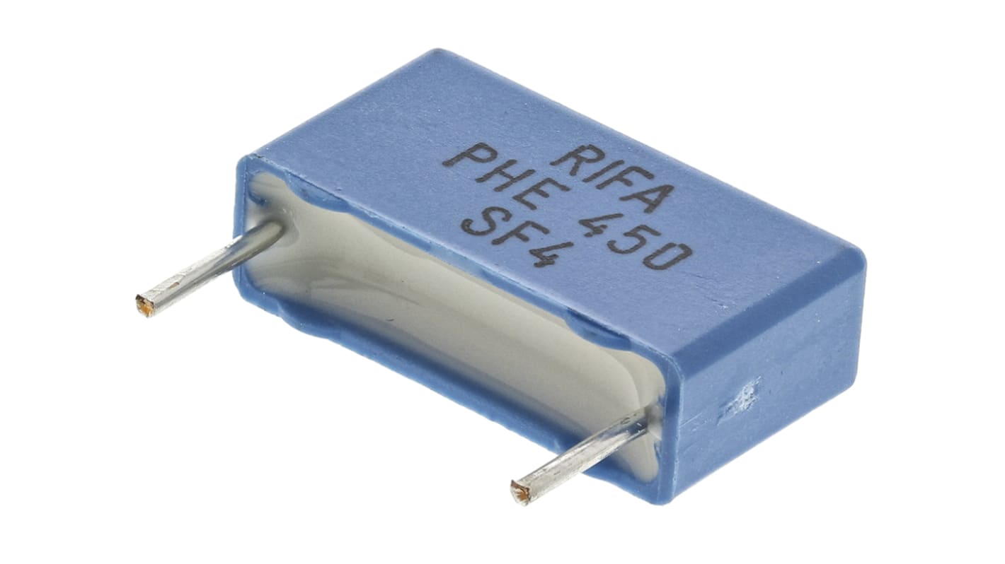 KEMET PHE450 Metallised Polypropylene Film Capacitor, 400 V ac, 630 V dc, ±5%, 22nF, Through Hole