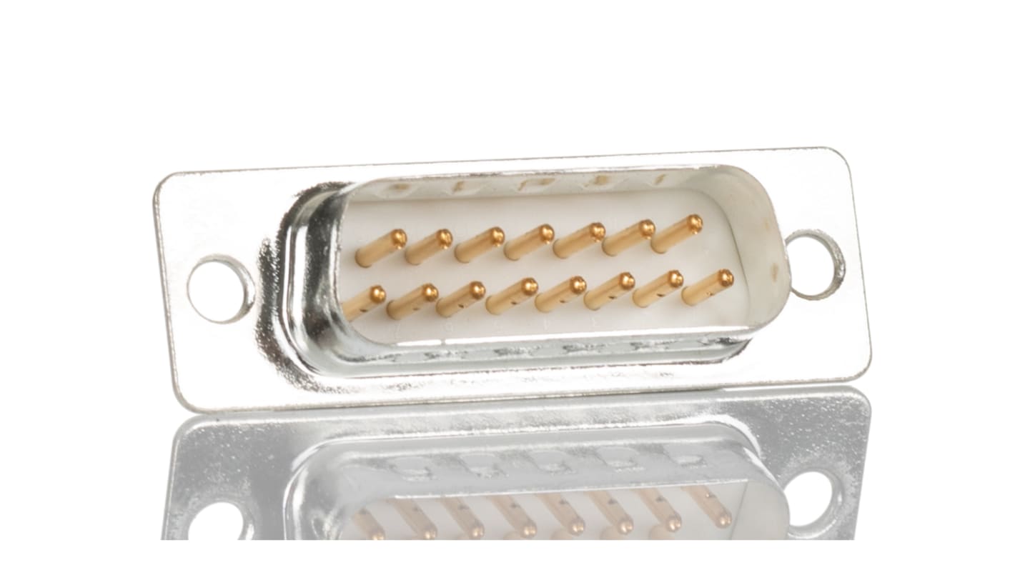 Connettore D-Sub RS PRO standard, A, Maschio, 15 vie, terminazione a saldare