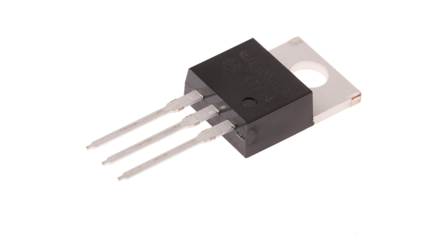 onsemi MJE3055TG NPN Transistor, 10 A, 60 V, 3-Pin TO-220AB