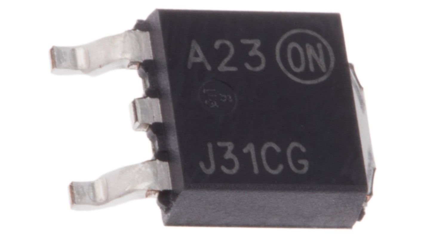 onsemi MJD31CG NPN Transistor 100 V, 3-Pin DPAK