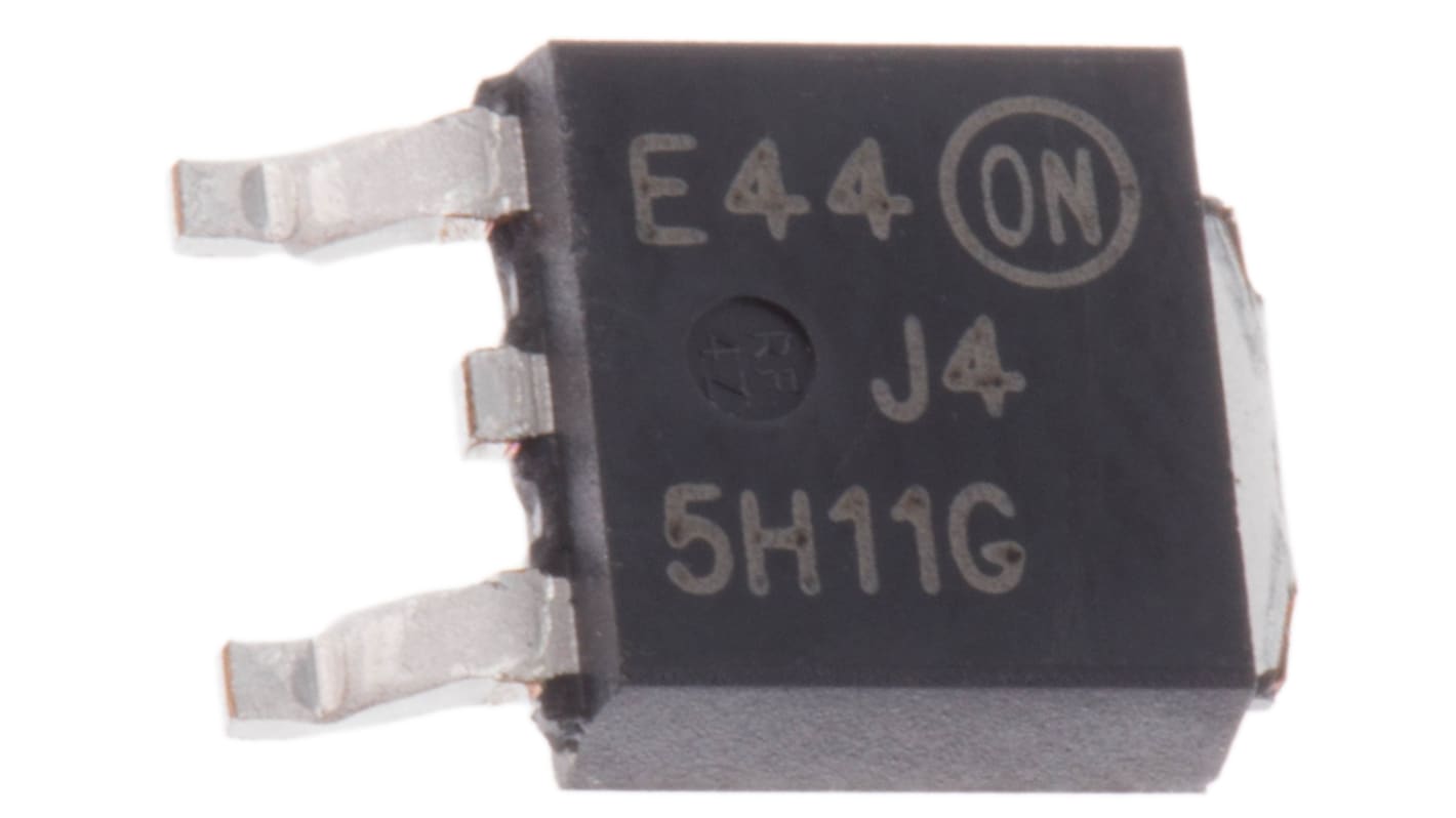 onsemi MJD45H11G PNP Transistor, -8 A, -80 V, 3-Pin DPAK