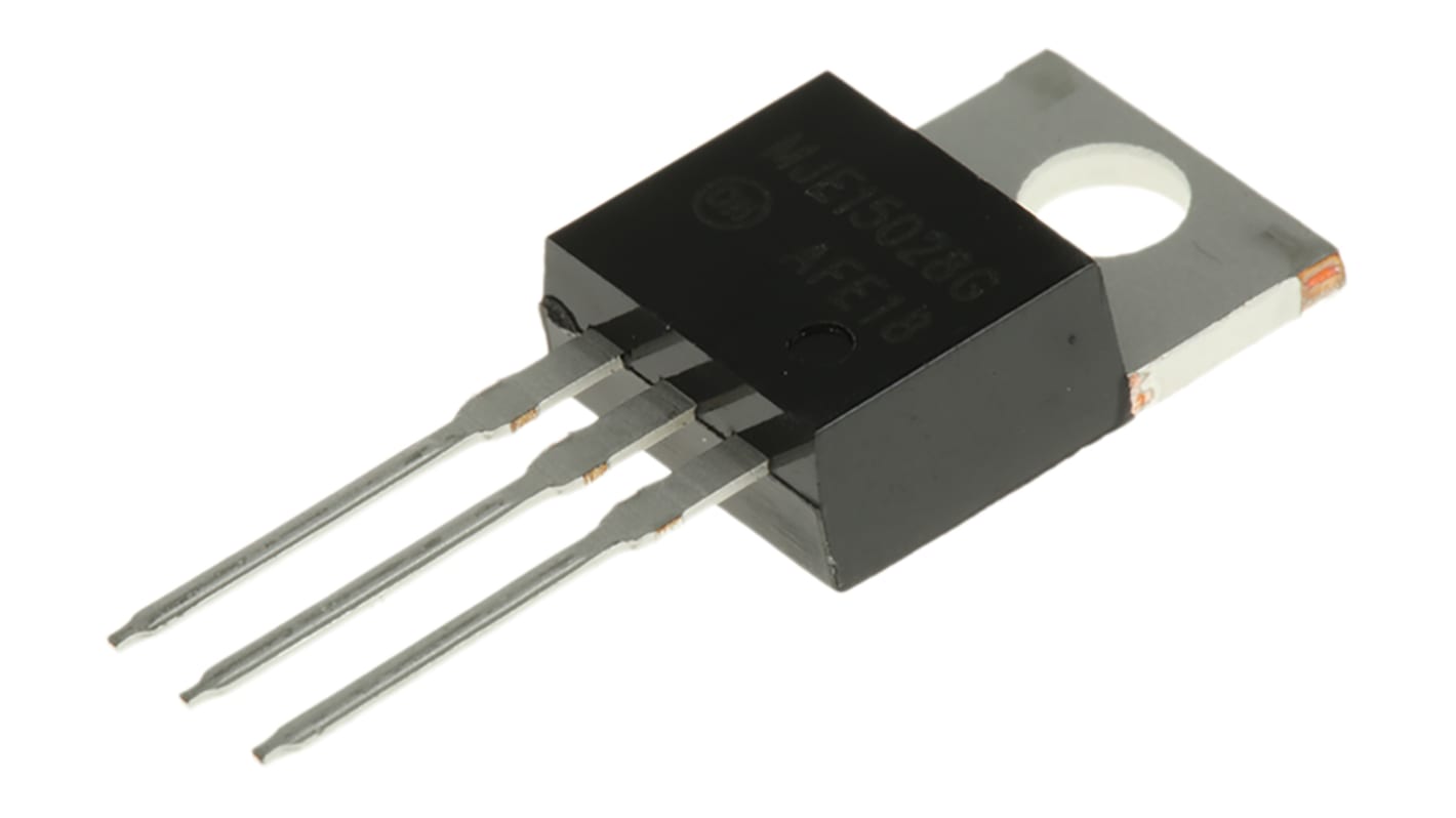 onsemi MJE15028G NPN Transistor, 8 A, 120 V, 3-Pin TO-220AB