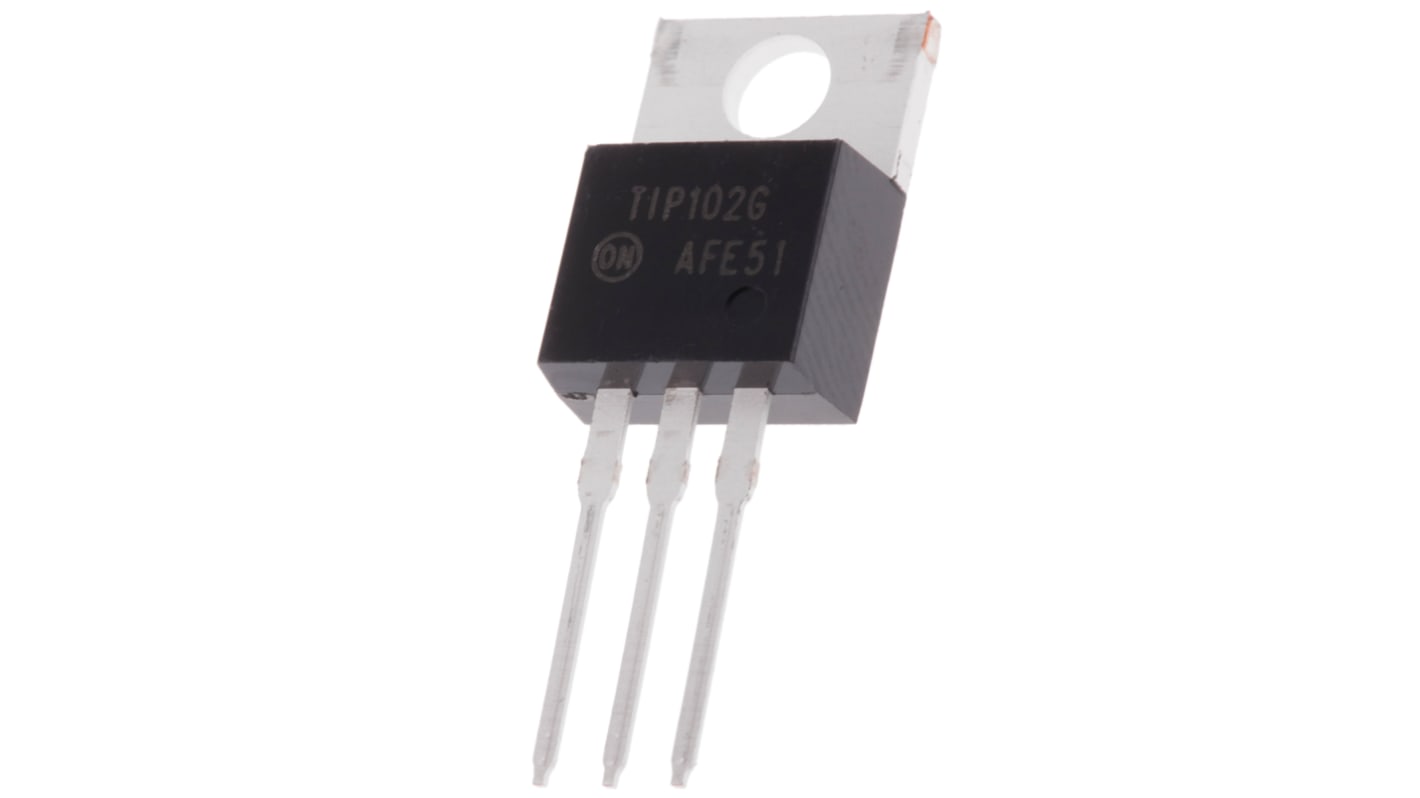 onsemi ダーリントントランジスタ, NPN, 8 A, 3-Pin, TIP102G | RS onsemi ダーリントントランジスタ, NPN, 8 A, 3-Pin, TIP102G | RS