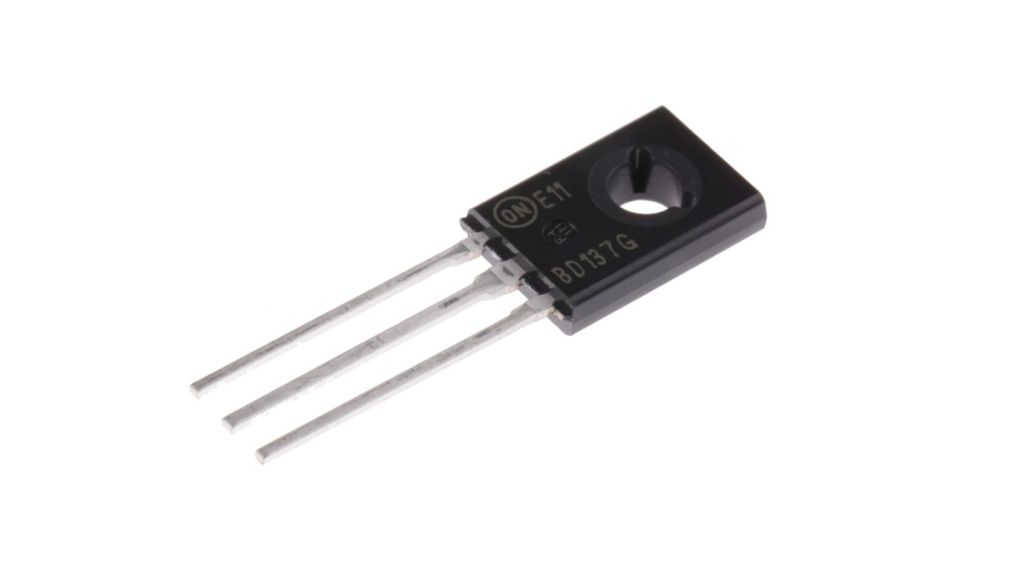 Transistor, NPN Simple, 1,5 A, 60 V, TO-225, 3 broches