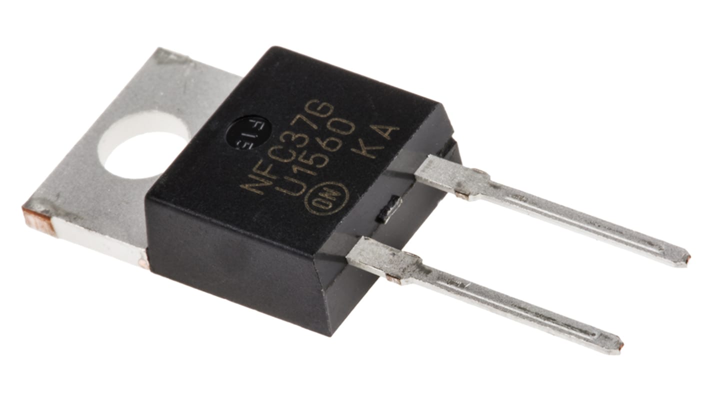 onsemi Diode Einfach 1 Element/Chip THT TO-220AC 2-Pin Siliziumverbindung 1.5V