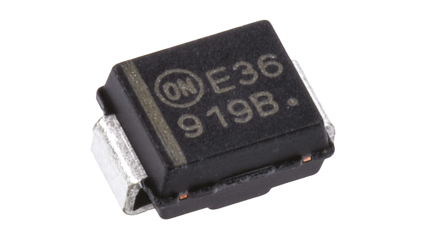 Diode Zener onsemi, 5.6V, , dissip. ≤ 550 mW SMB