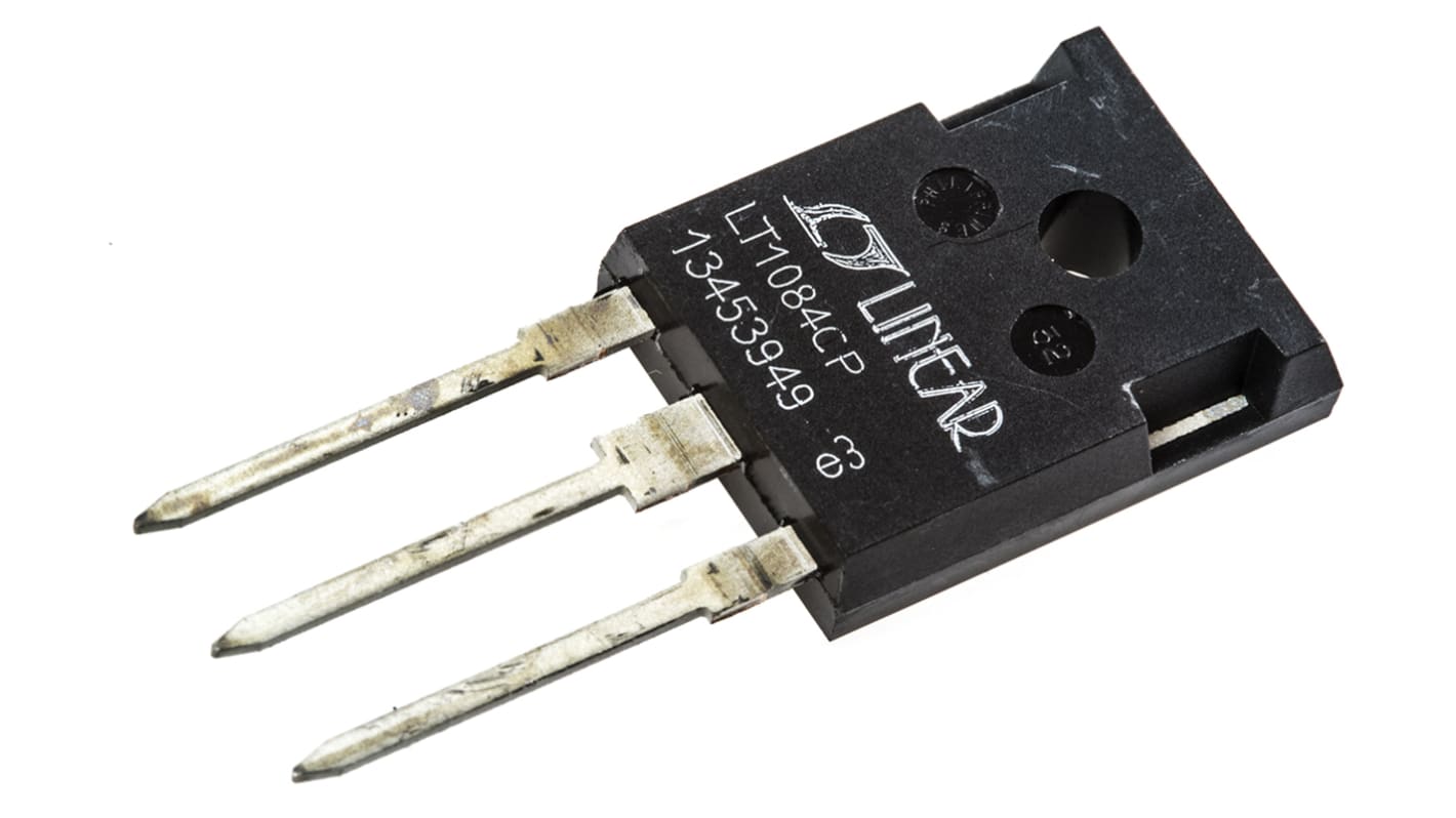 Linear Technology LT1084CP#PBF, LDO Voltage Regulator, 5A Adjustable, 1.25 → 28.5 V 3-Pin, TO-3P