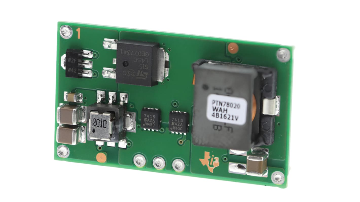 Texas Instruments, PTN78020WAH Step-Down Switching Regulator, 1-Channel 6A 7-Pin, DIP Module