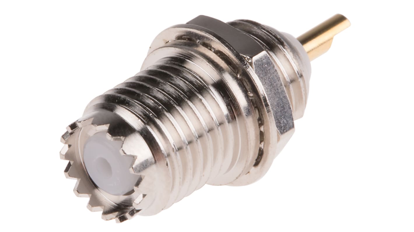 RS PRO, Jack UHF Connector, 50Ω, Solder Termination, Straight Body