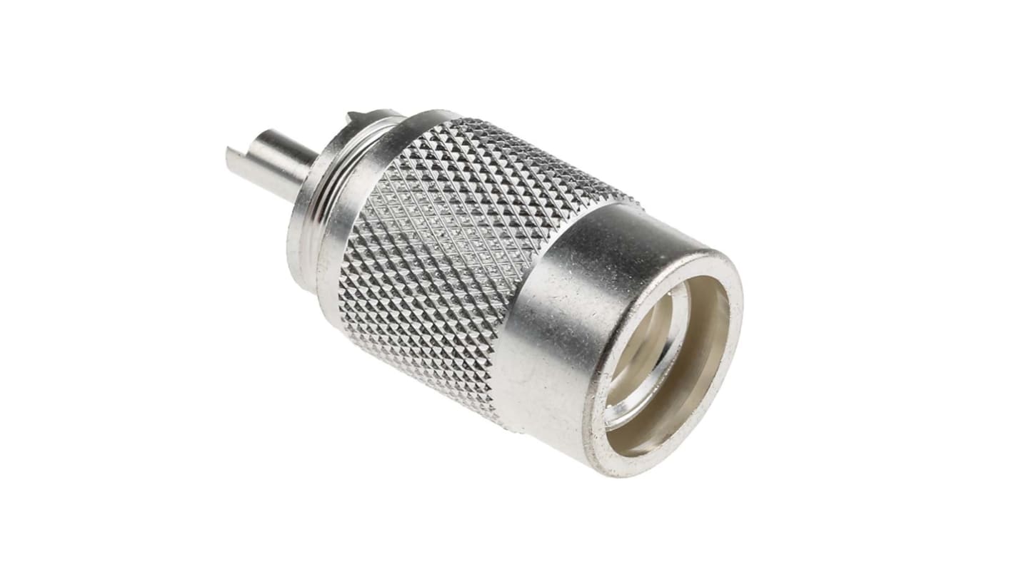 RS PRO, Plug Cable Mount UHF Connector, 50Ω, Solder Termination, Straight Body