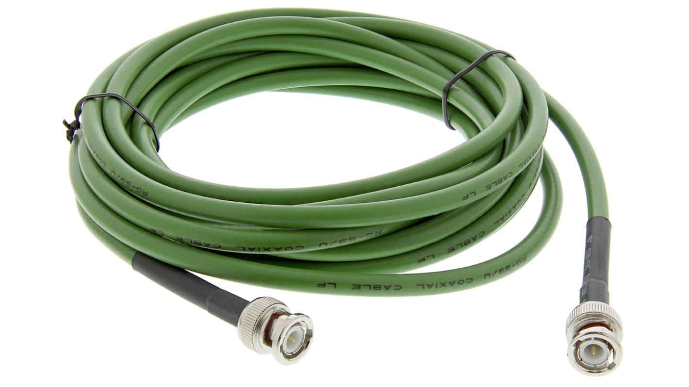 RS PRO KX6A Koaxialkabel konfektioniert, 5m, BNC / BNC