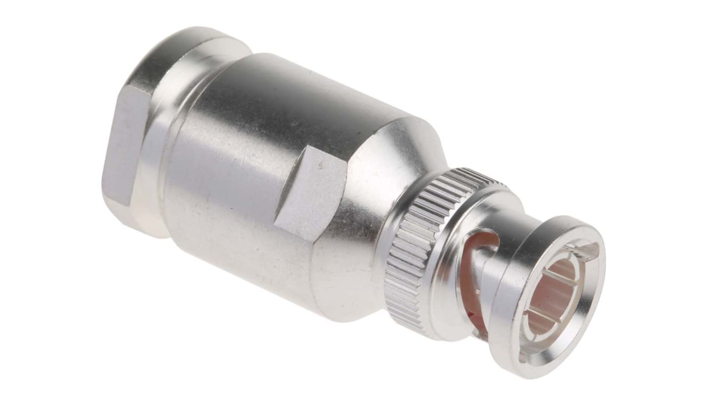 RS PRO, Plug Cable Mount BNC Connector, 50Ω, Clamp Termination, Straight Body