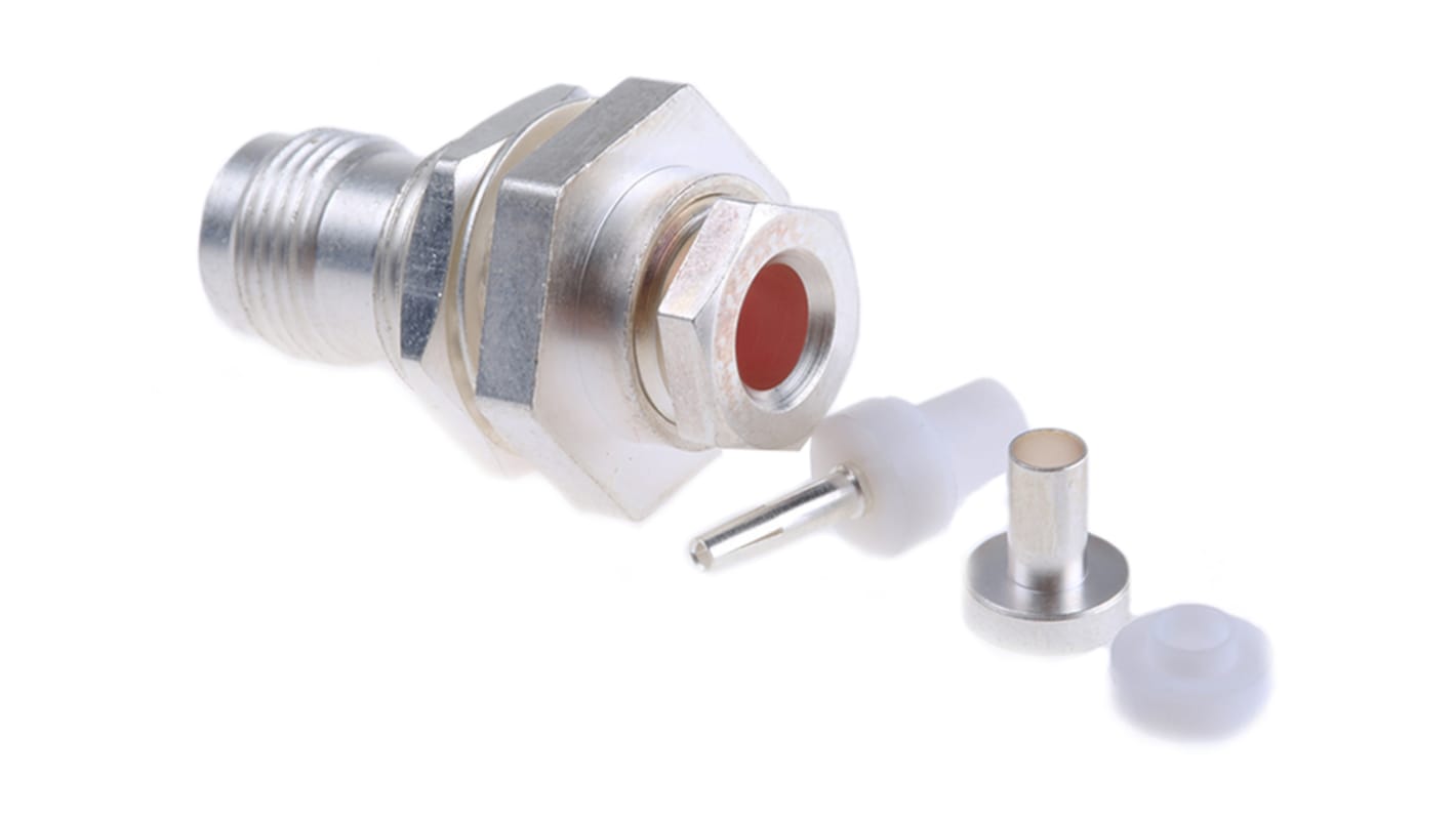 RS PRO, Jack Bulkhead Mount TNC Connector, 50Ω, Clamp Termination, Straight Body