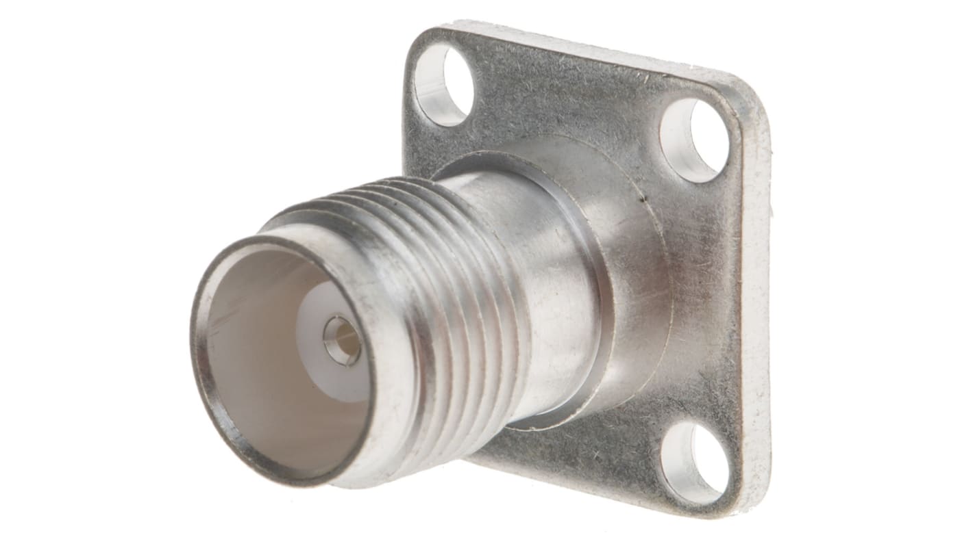 RS PRO Buchse Koaxialsteckverbinder TNC-Steckverbinder, Einbaumontage Löt-Anschluss, 50Ω, Gerade