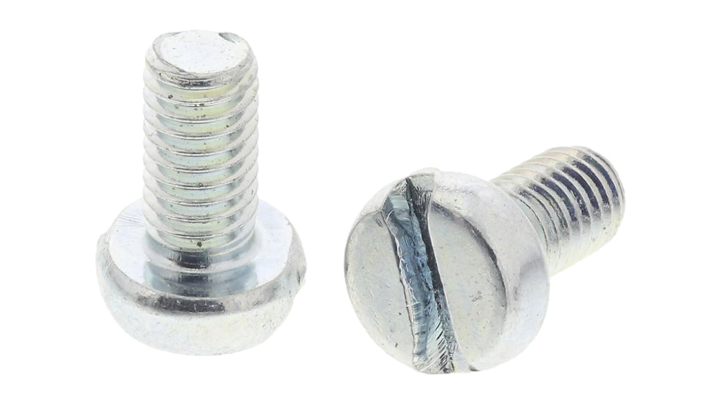 Śruby maszynowe M3 łeb z łbem walcowym Stalowe długość 6.0mm skok 0.50mm