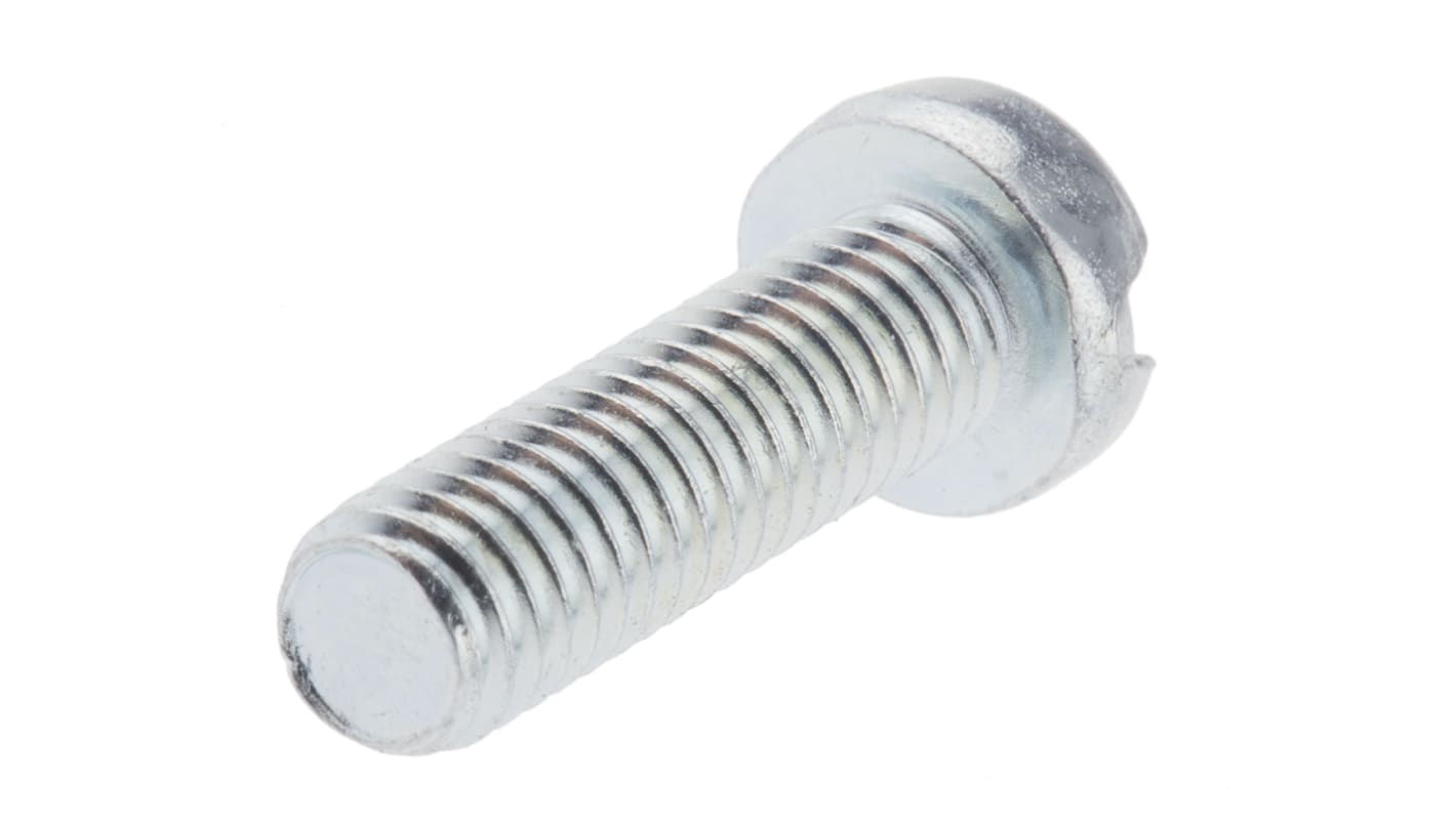 Vite metrica cilindrica RS PRO M6, in Acciaio, 20.0mm