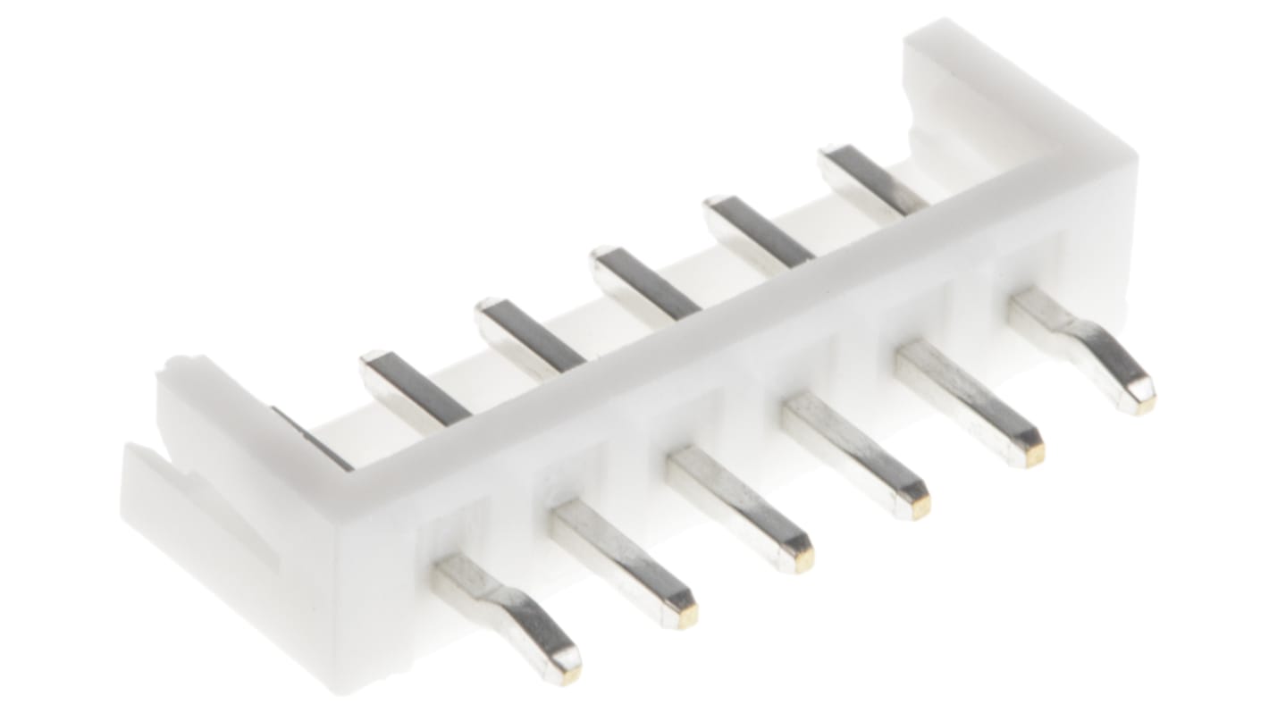 Wtyk PCB 6-pinowe raster: 2.5mm -rzędowe JST Przewlekany 3.0A 250.0 V.