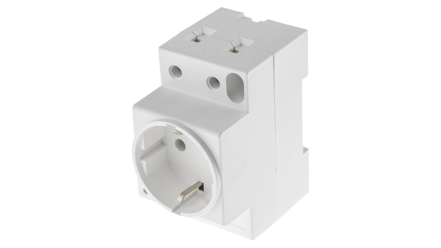 HARTING German Mains Connector, 16A Grey, Panel Mount Screw, 250 V